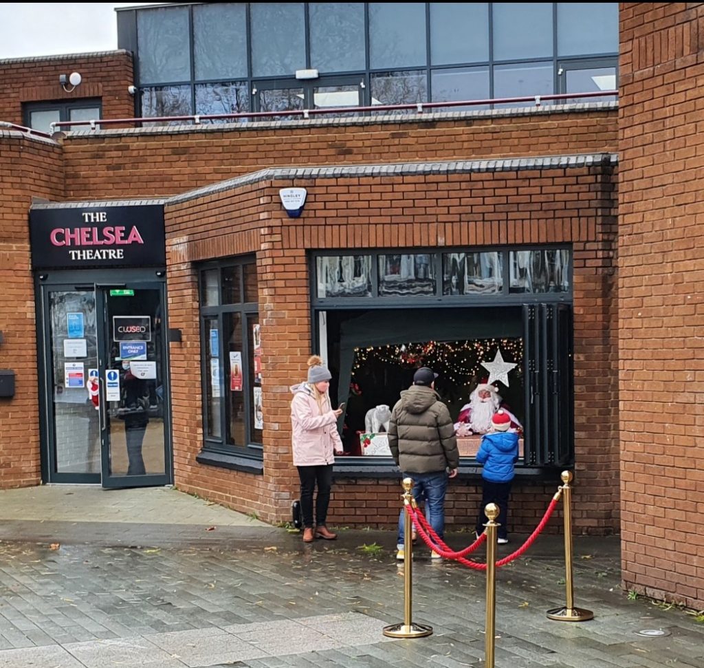 Visiting Santa at Chelsea Theatre